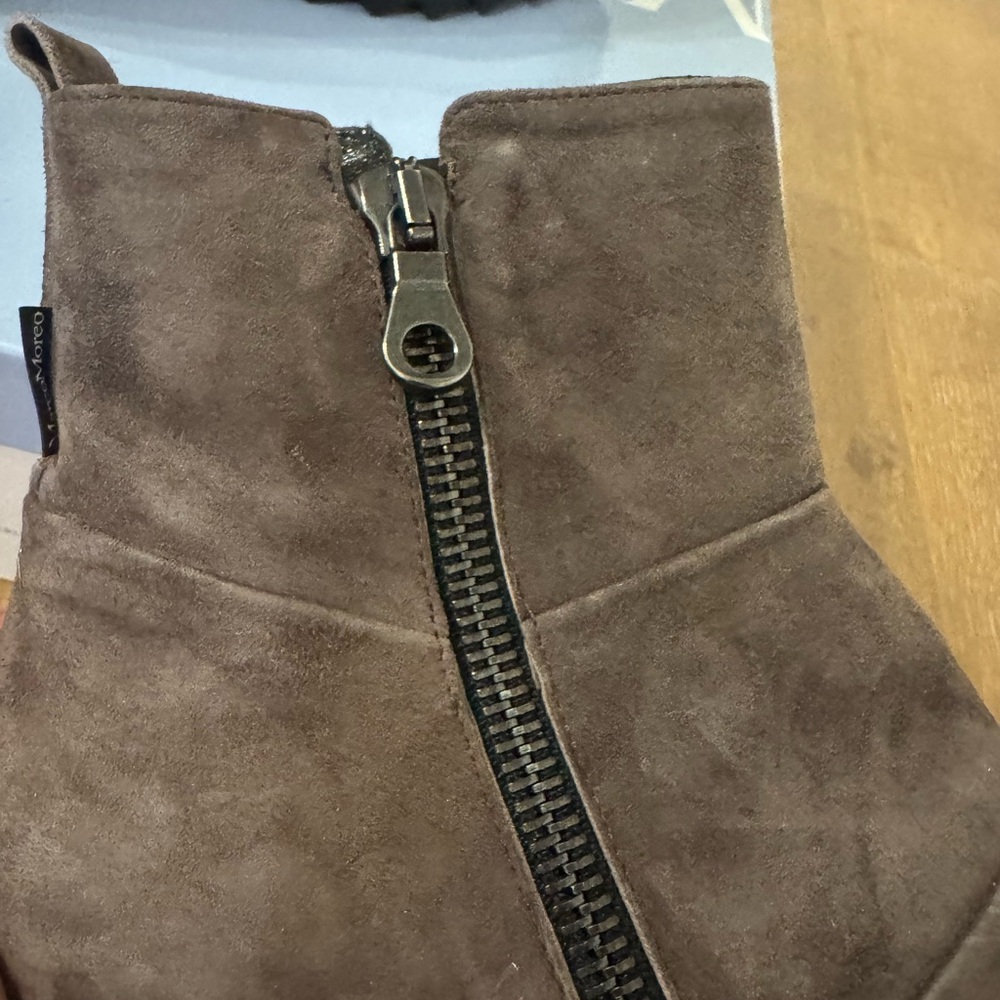 Brown Suede Platform Boot - image 5